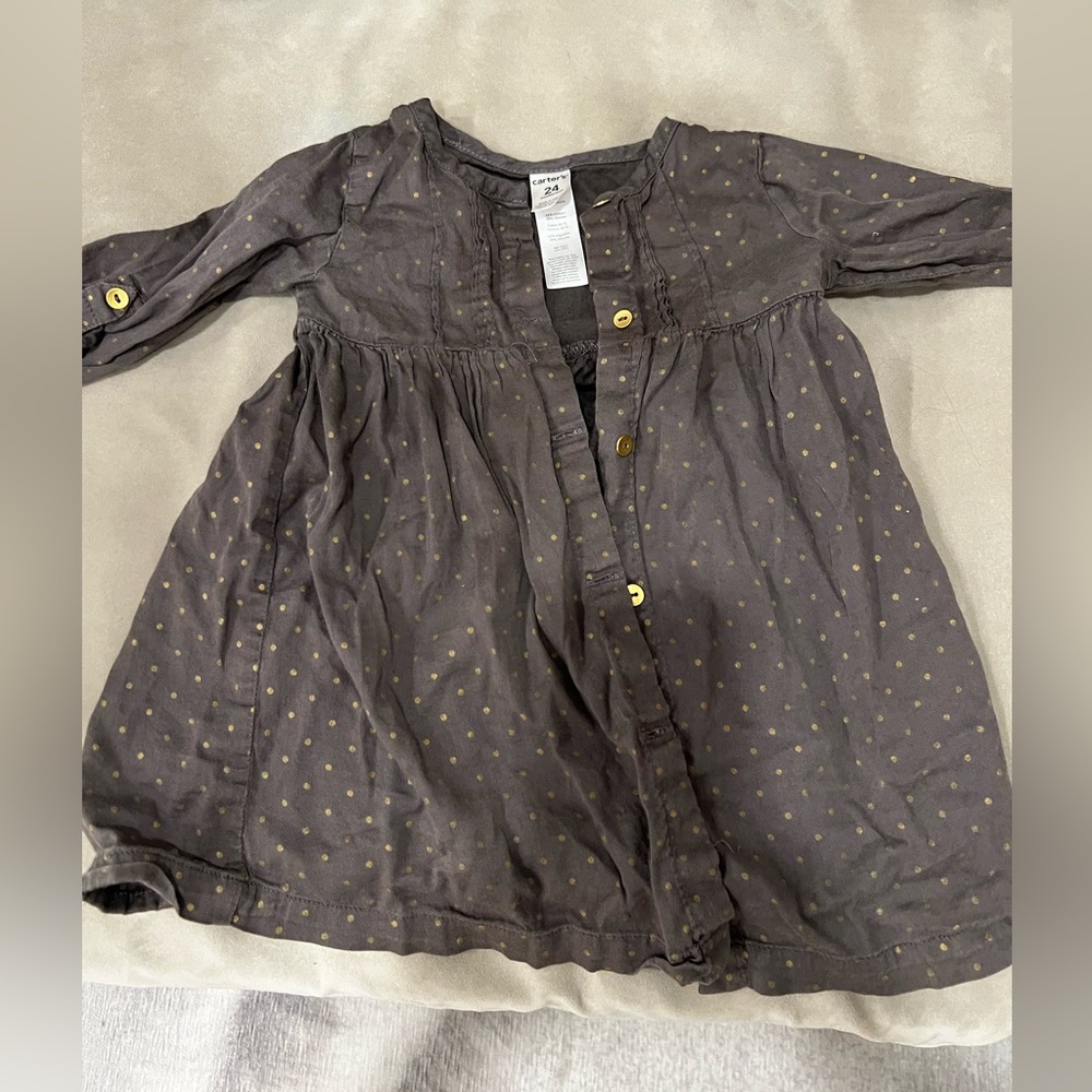 Button up dress.